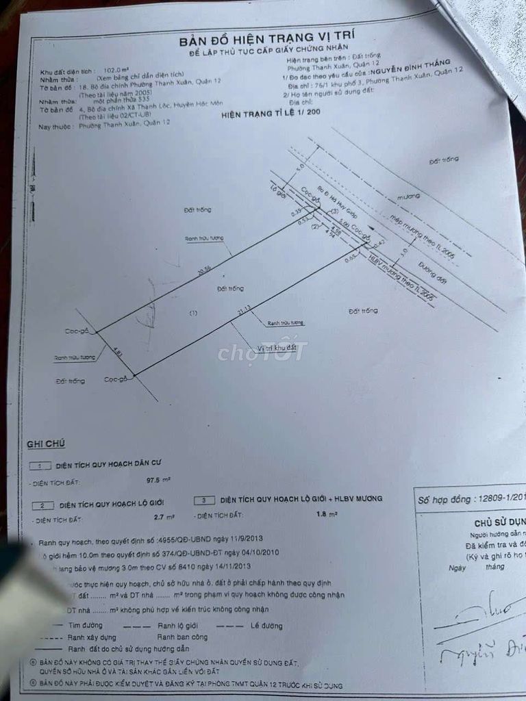 đất q12 rẻ đây ạ.  dt 5×21 fun thổ thơm phức