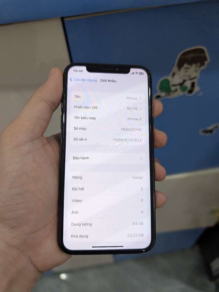 Apple iPhone X 64GB bán hoặc gl android. Mua bán Điện thoại tại Thành phố Biên Hòa Đồng Nai được đăng bởi hung hình 1