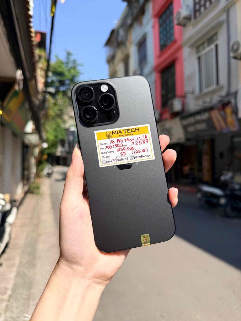Apple iPhone 16 Pro Max 256GB Đen 99%. Mua bán Điện thoại tại Quận Ba Đình Hà Nội được đăng bởi Huy Trần hình 1