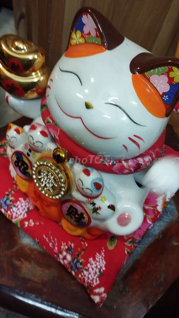 Mèo thần tài Trắng, Nâu, Cam Mới. Mua bán Đồ sưu tầm, đồ cổ tại Quận Thanh Xuân Hà Nội được đăng bởi Việt Trần hình 1