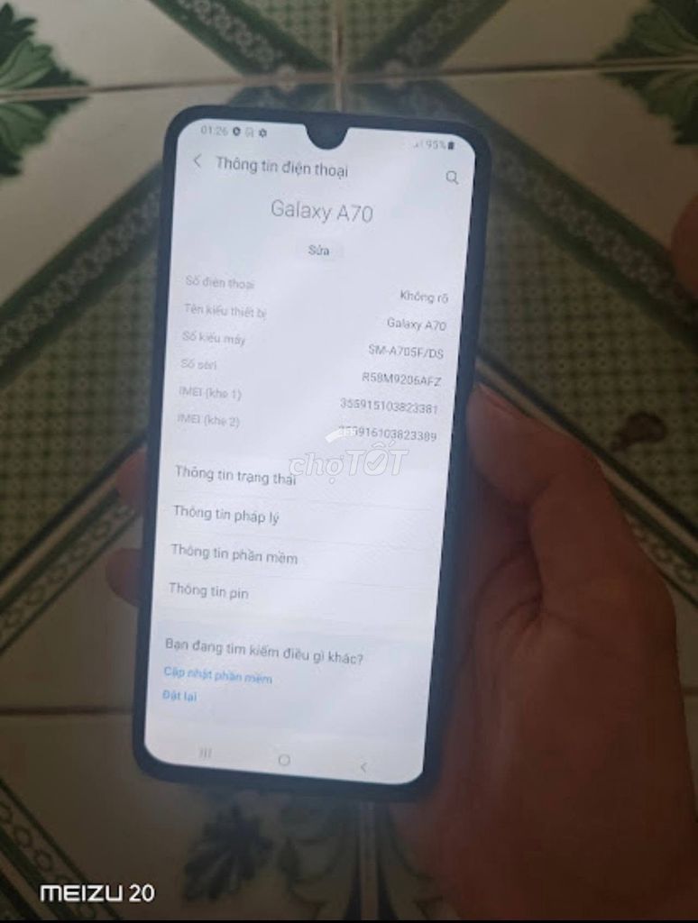 Samsung A70 128GB Đen. Mua bán Điện thoại tại Quận 1 Tp Hồ Chí Minh được đăng bởi Hội Đồ Điện Tử hình 1