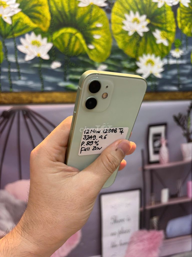 12 mini 128GB Xanh lá Full Zin. Mua bán Điện thoại tại Quận Bắc Từ Liêm Hà Nội được đăng bởi Cửa hàng Bính Táo hình 1