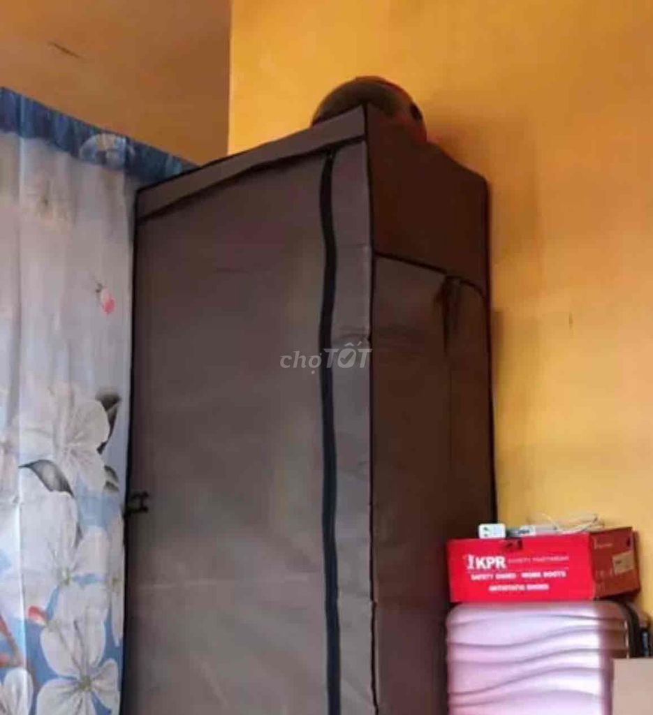 Tủ đựng quần áo vải Nâu. Mua bán Tủ, kệ gia đình tại Huyện Bình Chánh Tp Hồ Chí Minh được đăng bởi Nguyễn  Q hình 1