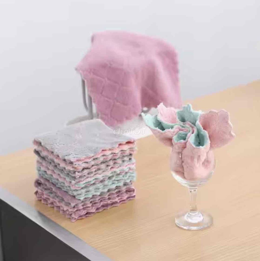 combo 05 khăn lau đa năng như hình