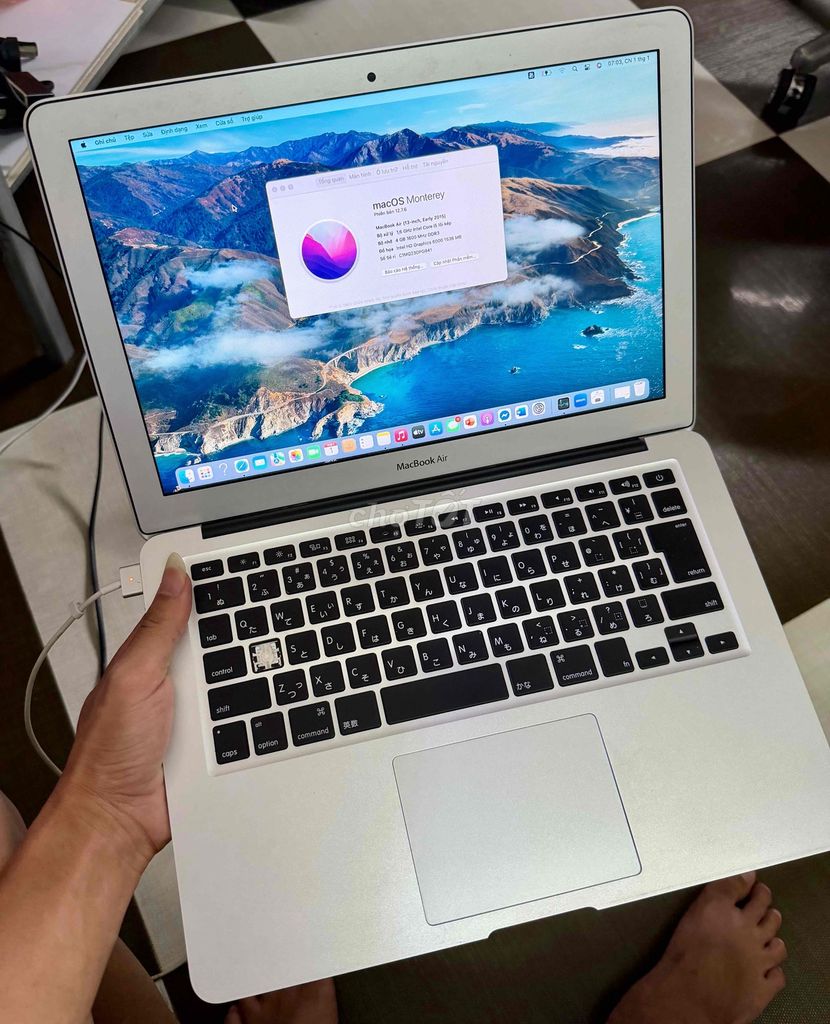Apple Macbook Air 2015 256GB Bạc. Mua bán Laptop tại Quận Hoàng Mai Hà Nội được đăng bởi Hoàng Như hình 1