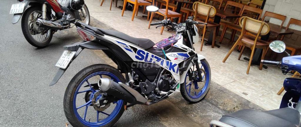 Suzuki raider F150, Trắng Đen Xanh 2020. Mua bán Xe máy tại Quận 3 Tp Hồ Chí Minh được đăng bởi A.Thinh hình 1