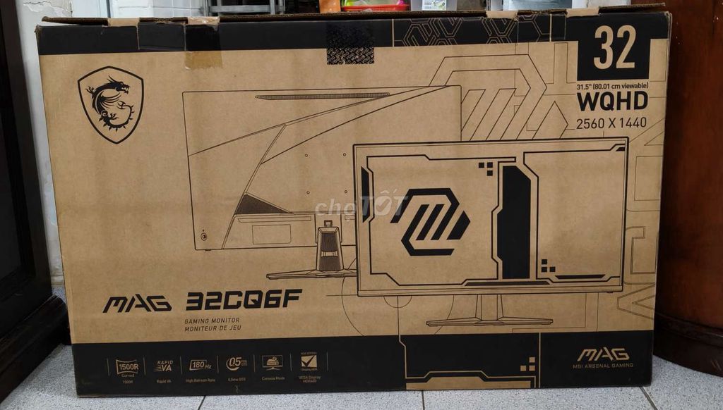 MSI MAG 32CQGF 32 inch 2K 180Hz. Mua bán Phụ kiện (Màn hình, Chuột...) tại Quận 10 Tp Hồ Chí Minh được đăng bởi ghét mấy đứa trả giá hình 1