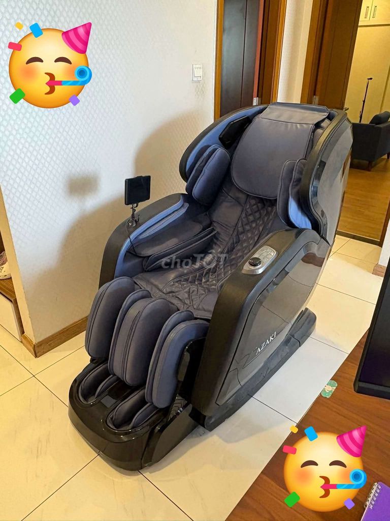 Ghế massage Azaki Z500 Xám đen Da. Mua bán Bàn ghế tại Quận 10 Tp Hồ Chí Minh được đăng bởi Văn Thọ hình 1