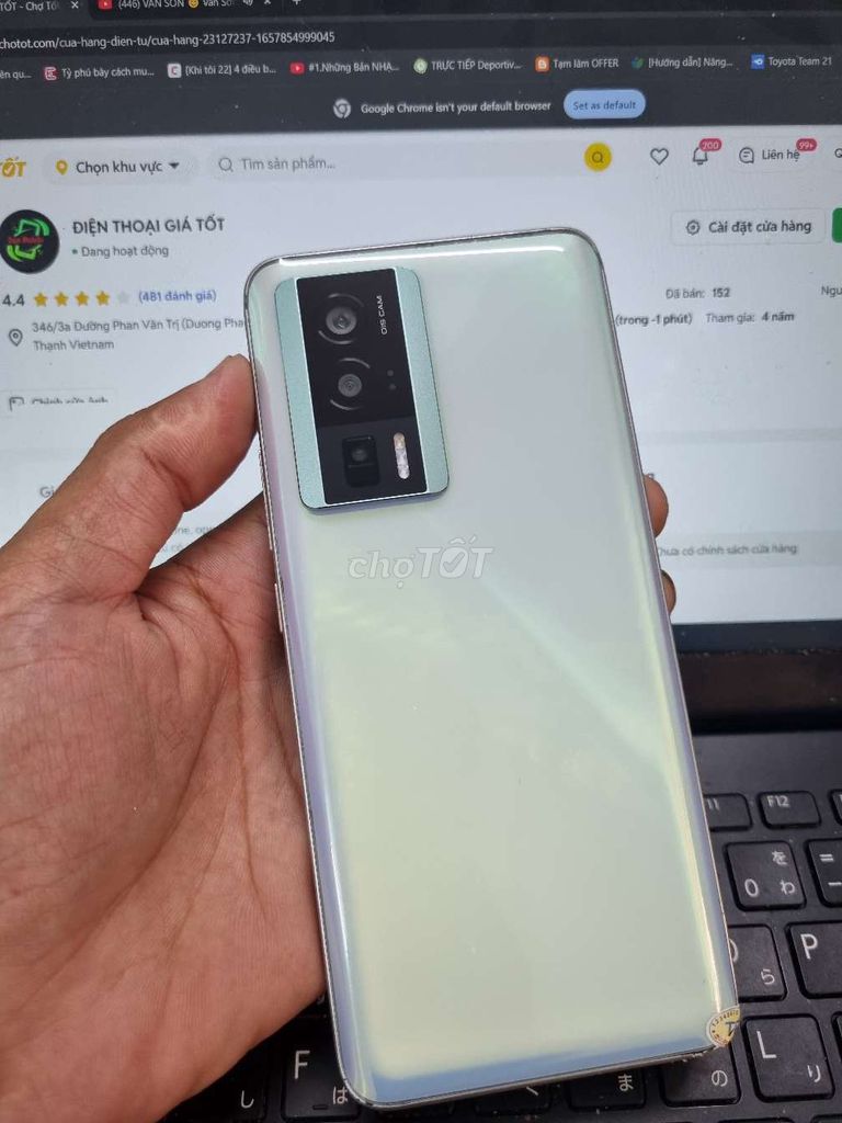 POCO F5 PRO 12GB.256GB SNAP 8 PLUS GEN 1 PIN 5500. Mua bán Điện thoại tại Quận Bình Thạnh Tp Hồ Chí Minh được đăng bởi Dân Mobile hình 1
