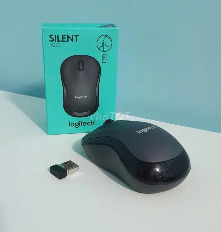 Chuột Logitech M220 NK Silent Đen. Mua bán Phụ kiện (Màn hình, Chuột...) tại Quận Hải Châu Đà Nẵng được đăng bởi Kim Trường Sáng hình 1