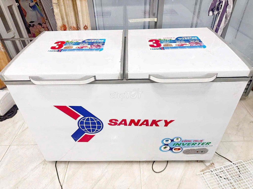 ❄️ TỦ ĐÔNG SANAKY 400L INVERTER TIẾT KIỆM ĐIỆN – LẠ. Mua bán Tủ lạnh tại Quận Bình Thuỷ Cần Thơ được đăng bởi Điện máy giá rẻ CẦN THƠ hình 1