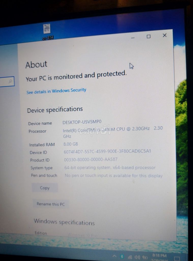Toshiba Satellite L755 i5-2410M 8GB Windows 10 Pro. Mua bán Laptop tại Quận 8 Tp Hồ Chí Minh được đăng bởi Lê Văn Lâm hình 1