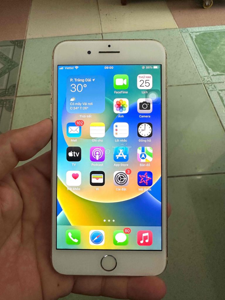 Apple iPhone 8 Plus 64GB Vàng Đã sử dụng. Mua bán Điện thoại tại Thành phố Biên Hòa Đồng Nai được đăng bởi Kenny Kenny hình 1