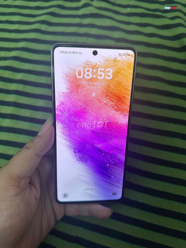 Samsung Galaxy A73 5G 120mhz 2 sim ram 8gb/128gb. Mua bán Điện thoại tại Thành phố Thủ Đức Tp Hồ Chí Minh được đăng bởi bin  hình 1
