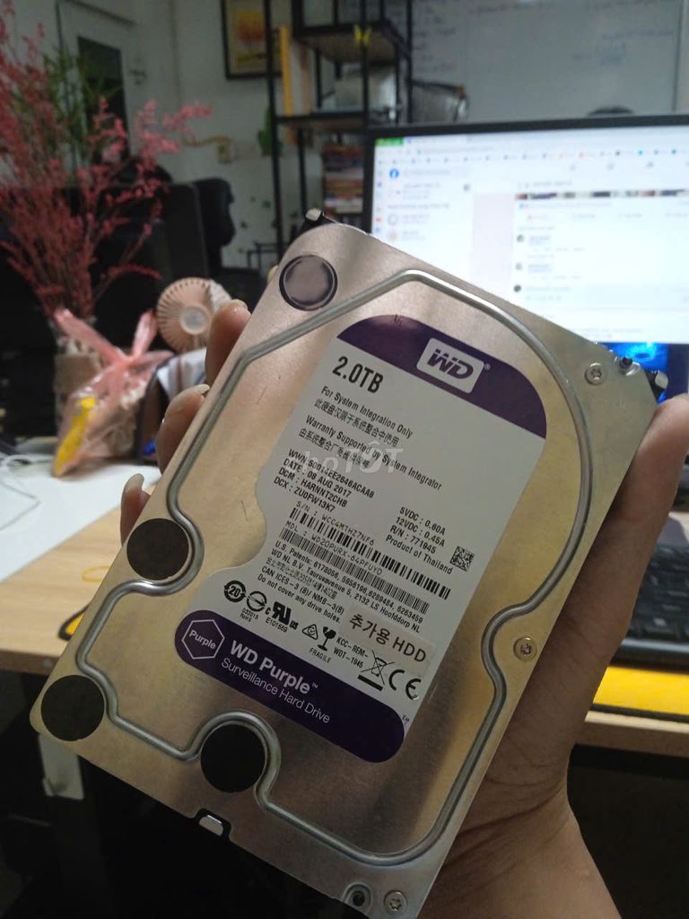 ổ Cứng HDD 2tb wd tím