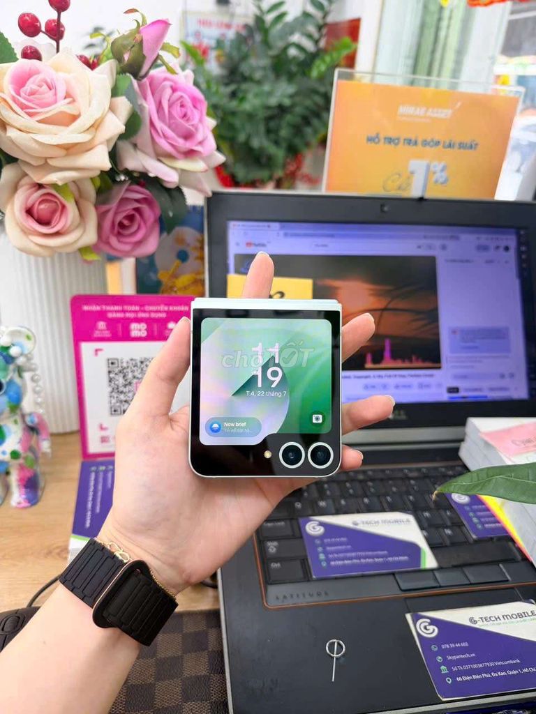 Samsung Flip 6 Xanh 12GB/256GB. Mua bán Điện thoại tại Quận 7 Tp Hồ Chí Minh được đăng bởi Minh phương hình 1