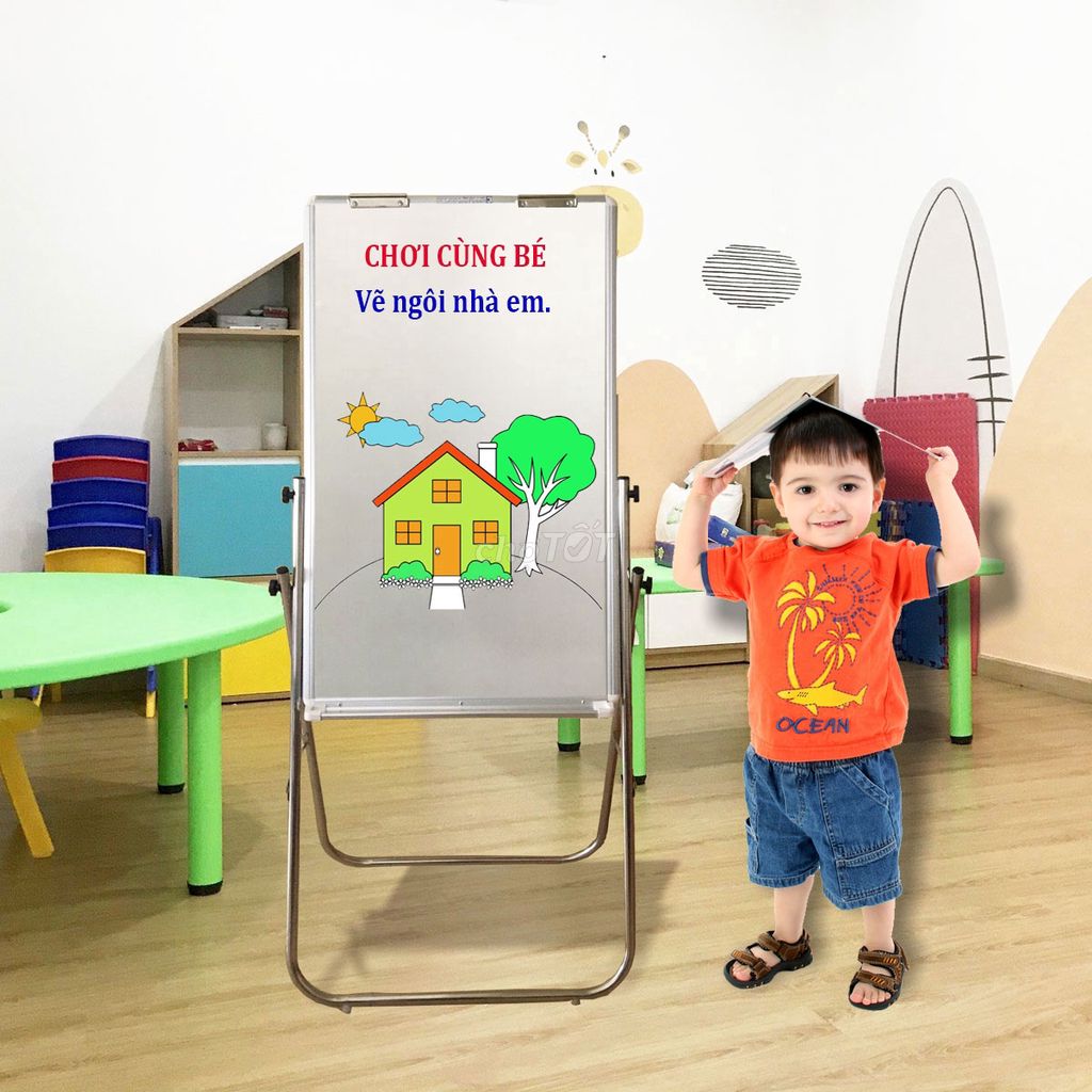 BẢNG FLIPCHART CHÂN GẤP TỪ CERAMIC CỦA BỈ