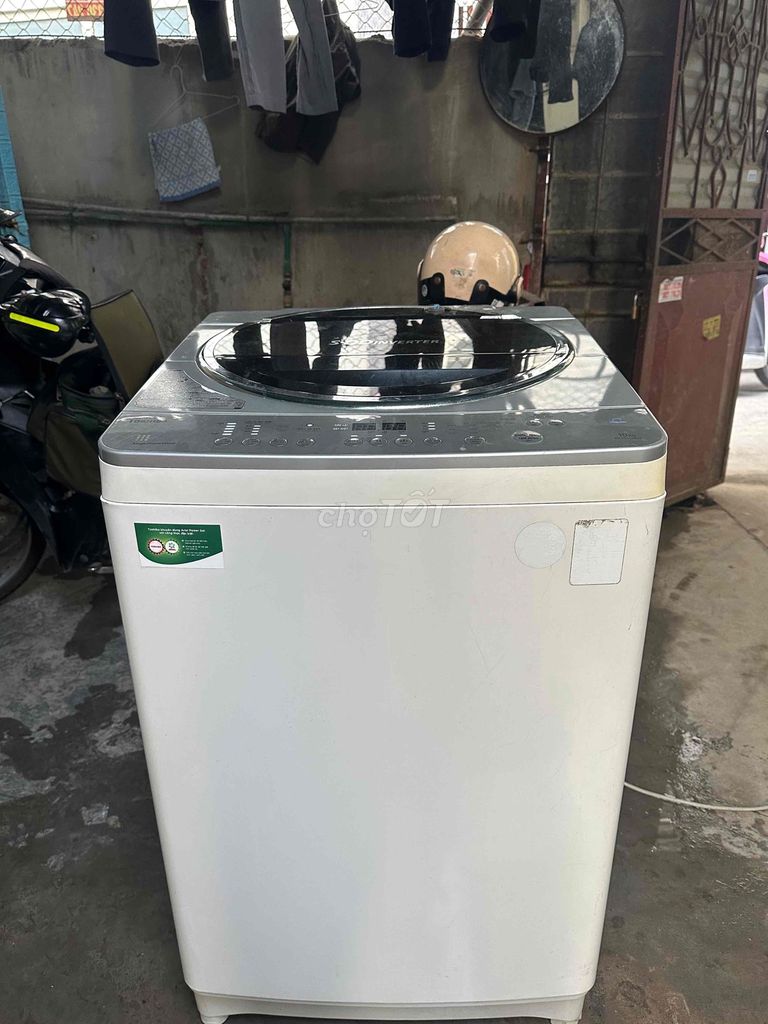 Máy giặt Toshiba 10kg cửa trên. Mua bán Máy giặt tại Huyện Thanh Trì Hà Nội được đăng bởi Long hình 1