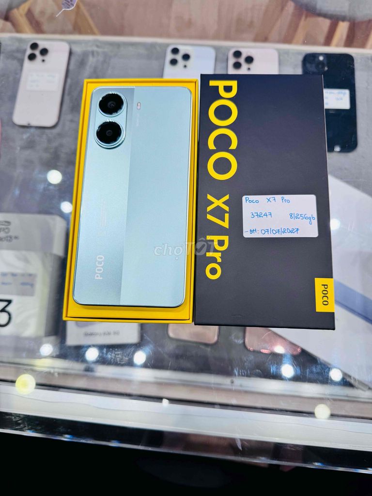 Poco X7 Pro 8/256 Fullbox BH dài 07/07/2027. Mua bán Điện thoại tại Quận 10 Tp Hồ Chí Minh được đăng bởi Phi Đăng Sơn Store hình 1