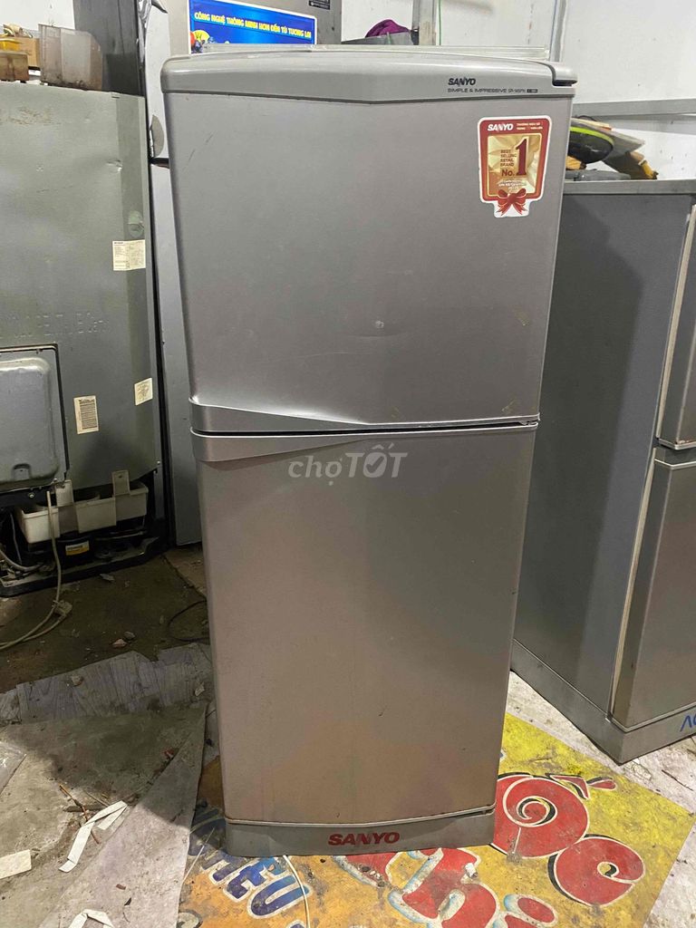 Tủ lạnh Sanyo 130l Xám. Mua bán Tủ lạnh tại Quận Bình Thạnh Tp Hồ Chí Minh được đăng bởi Điện Máy Uy Tín hình 1