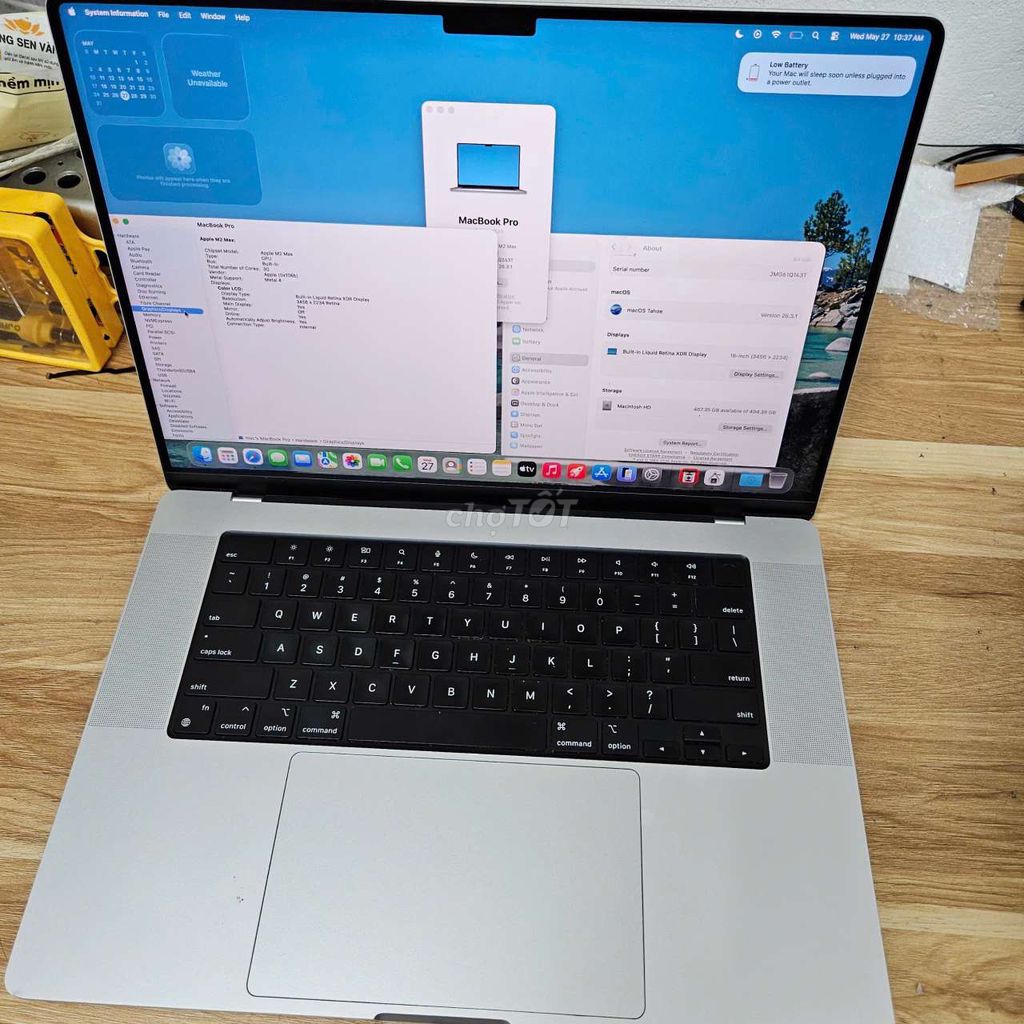 Apple MacBook Pro M2 Max 16 inch 64GB/512GB. Mua bán Laptop tại Quận Ba Đình Hà Nội được đăng bởi Minh Trang hình 1