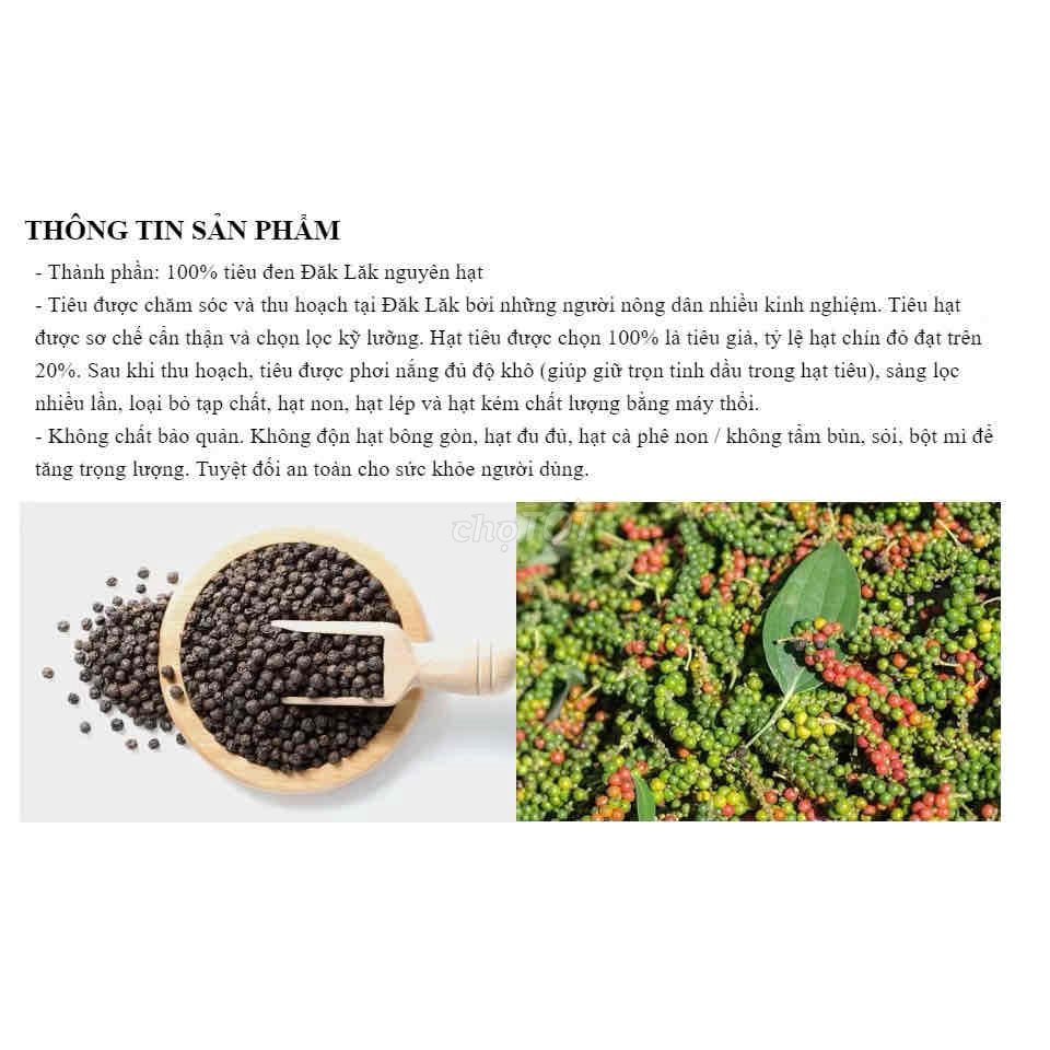 TIÊU SẠCH NHÀ TRỒNG DAKLAK. Mua bán Đồ ăn, thực phẩm và các loại khác tại Quận Cẩm Lệ Đà Nẵng được đăng bởi Minh Khang hình 1