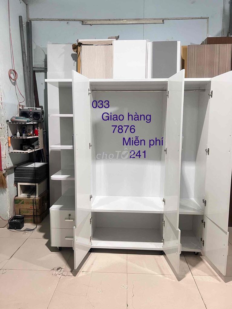Tủ quần áo Nhựa Đài Loan Trắng 1m65x1m80. Mua bán Tủ, kệ gia đình tại Thành phố Thủ Đức Tp Hồ Chí Minh được đăng bởi Ngọc Lan hình 1