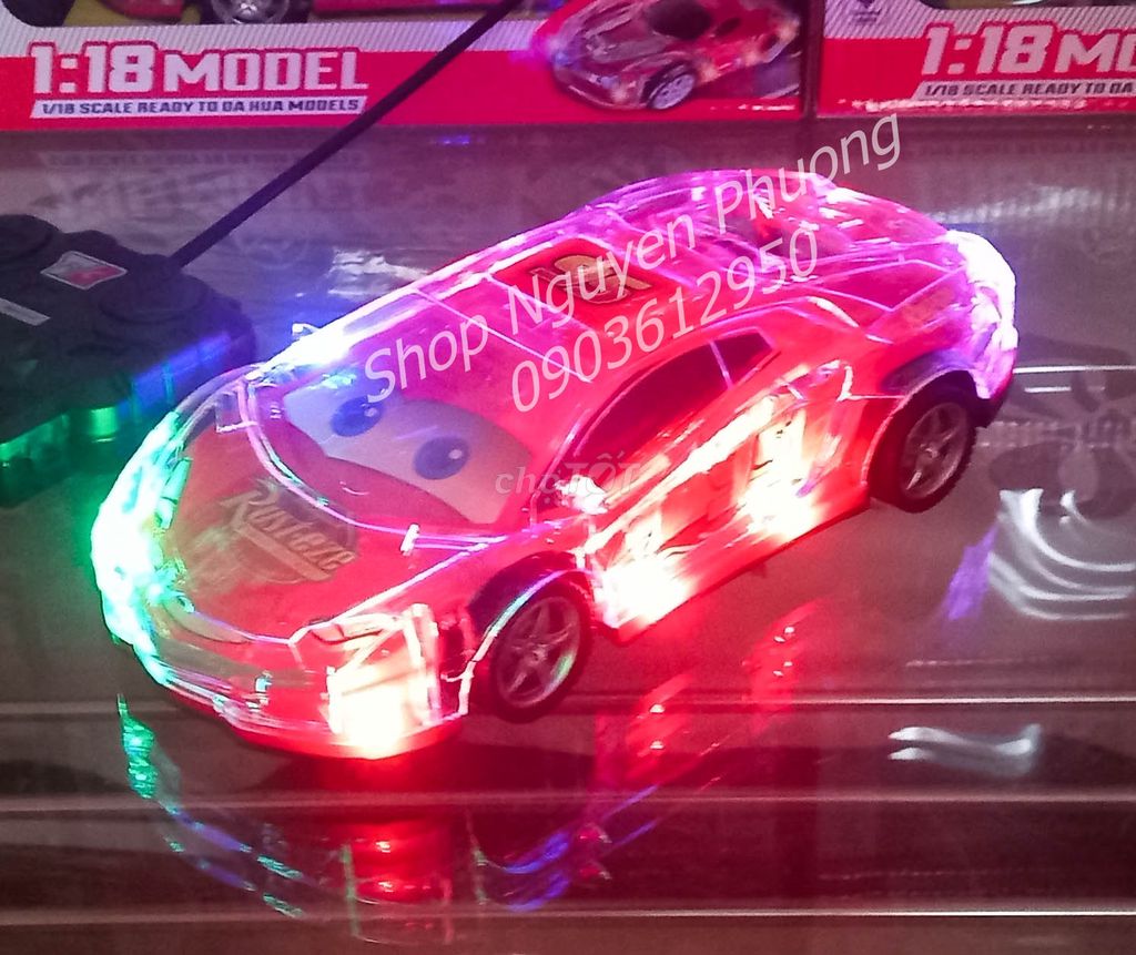 Xe điều khiển Lightning McQueen đèn Led 3D 7 màu. Mua bán Mẹ và bé tại Quận Phú Nhuận Tp Hồ Chí Minh được đăng bởi Thành Nguyên hình 3