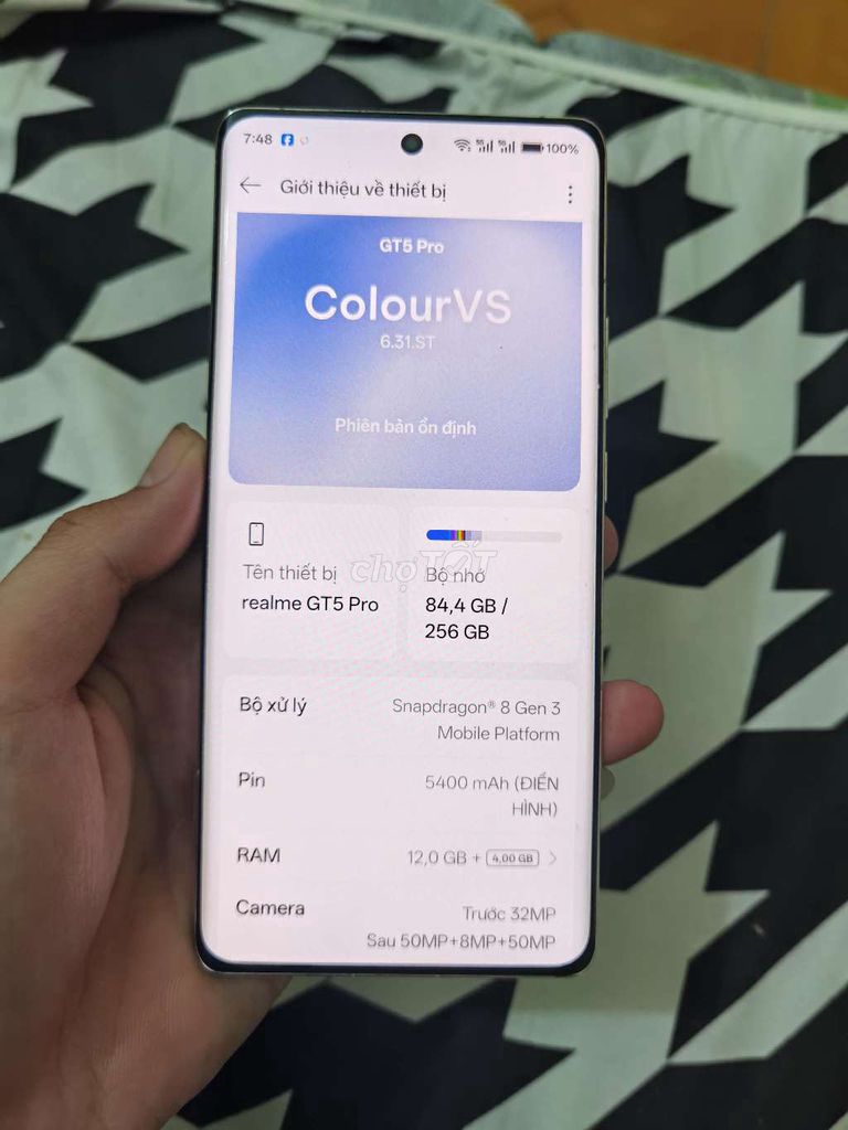 Realme GT5 Pro 256GB Trắng Đã sử dụng. Mua bán Điện thoại tại Quận Cầu Giấy Hà Nội được đăng bởi vũ hình 1
