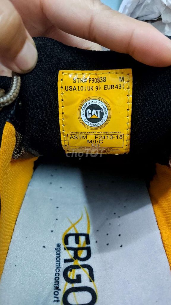 Size 43.5 - Giày Caterpillar mới 100%. Mua bán Giày dép tại Quận Phú Nhuận Tp Hồ Chí Minh được đăng bởi Minh Nguyen hình 4