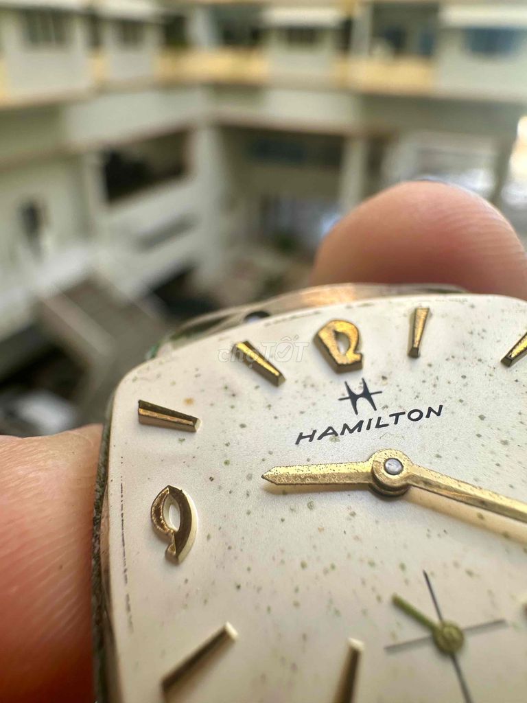 Hamilton Andrew tank 28mm 10k gold. Mua bán Đồng hồ tại Quận Bình Tân Tp Hồ Chí Minh được đăng bởi Vintage Watch hình 1