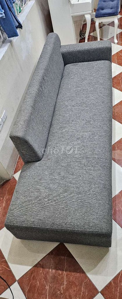 Sofa Vải Xám 245x80 cm. Mua bán Bàn ghế tại Quận Long Biên Hà Nội được đăng bởi Ngọc Bích Đinh hình 1