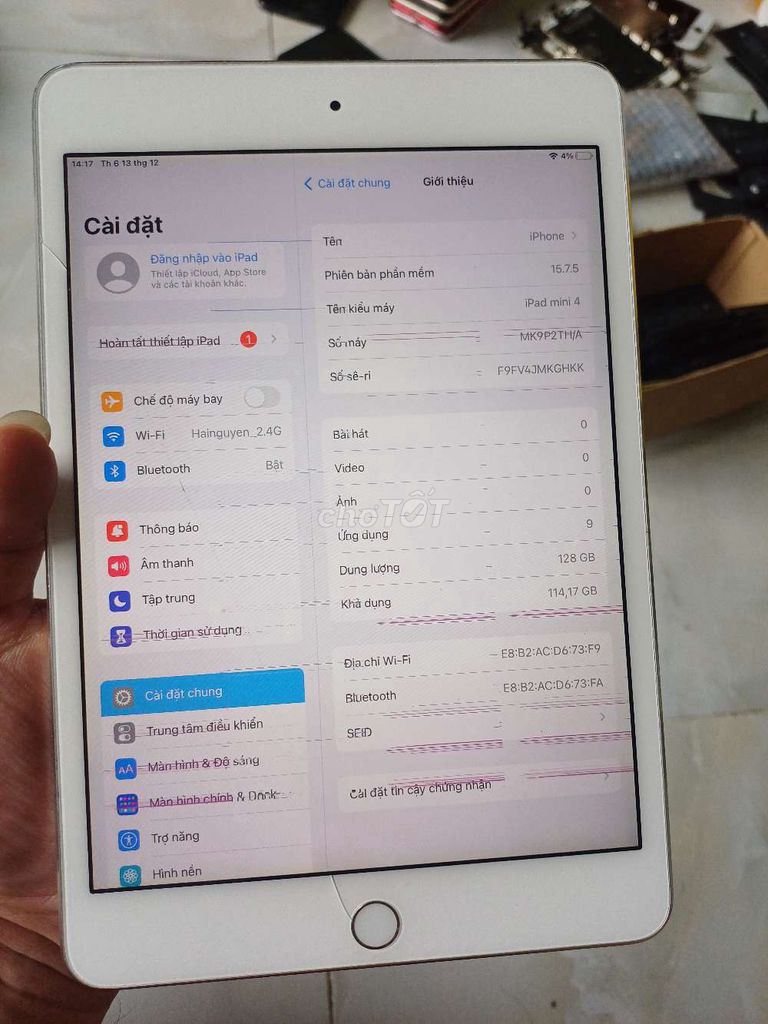 iPad Mini 4 128GB wifi