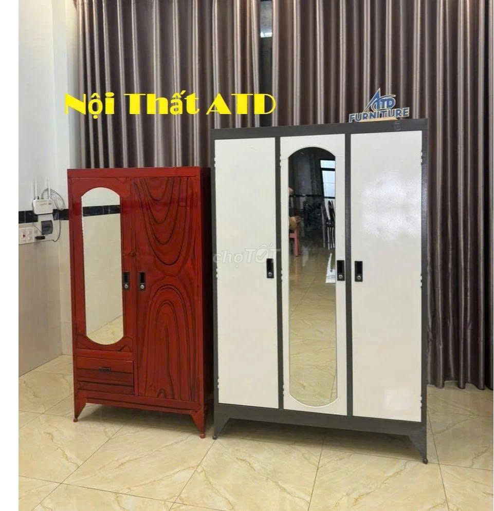 TỦ QUẦN ÁO SẮT – TỦ SẮT QUẦN ÁO – TỦ SẮT. Mua bán Tủ, kệ gia đình tại Thị xã Tân Uyên Bình Dương được đăng bởi Tổng Kho Nội Thất Sài Gòn hình 1
