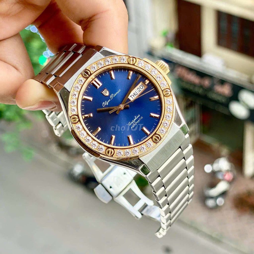 Đồng hồ Olym Pianus Automatic Nam Thép không gỉ. Mua bán Đồng hồ tại Quận Cầu Giấy Hà Nội được đăng bởi Thắng hình 1