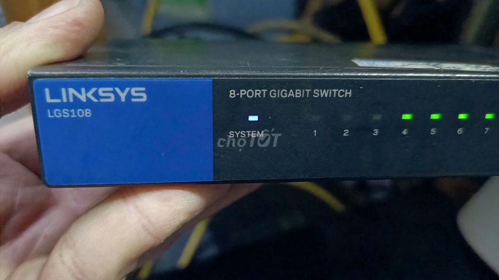 Bộ Chia Mạng Switch 8 Cổng Linksys LGS108