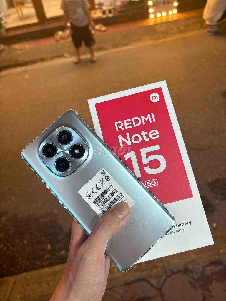 Xiaomi Redmi Note 15 5G 6GB/128GB Bạc Mới. Mua bán Điện thoại tại Quận Cầu Giấy Hà Nội được đăng bởi hoa hình 1