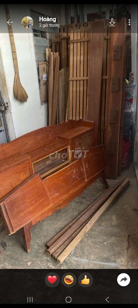 Giường hộp gỗ M4 Nâu. Mua bán Giường, chăn ga gối nệm tại Thành phố Buôn Ma Thuột Đắk Lắk được đăng bởi Văn Ân hình 1