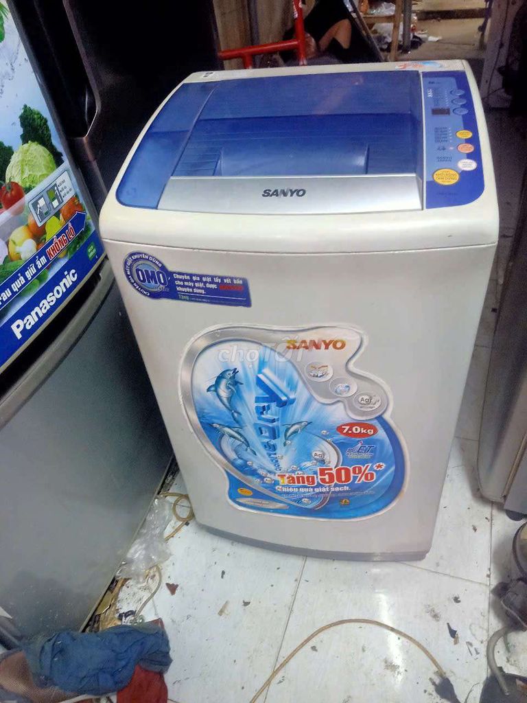 Bán máy giặt Sanyo 7kg còn chạy tốt giao hàng