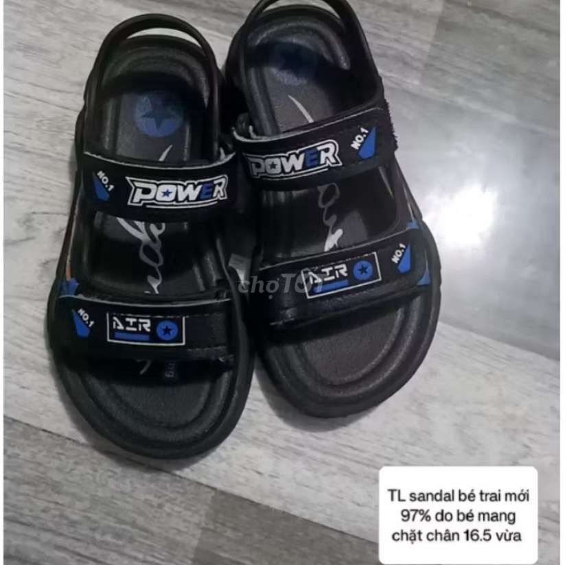 Sandal Nam Đen size 16.5 Đã sử dụng. Mua bán Giày dép tại Thành phố Tây Ninh Tây Ninh được đăng bởi Hồng Nguyễn  hình 1