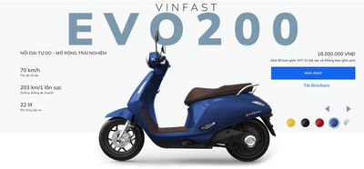 VinFast EVO 200 ( Áp dụng ngay Voucher 800.000)