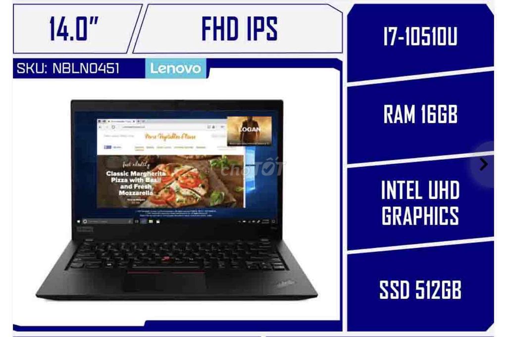 Lenovo ThinkPad T14s Gen 1 i7-10610U 32GB/512GB. Mua bán Laptop tại Quận Cẩm Lệ Đà Nẵng được đăng bởi KNet hình 1