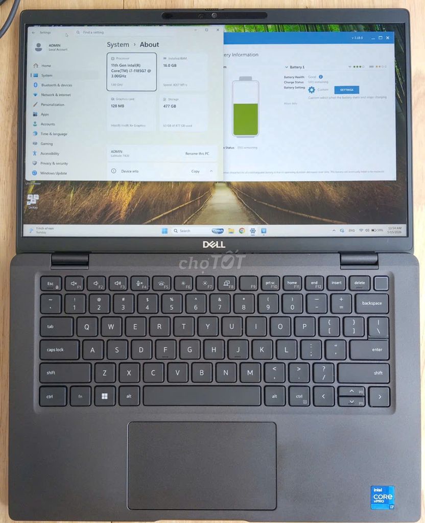 Dell 7420 i7-1185G7 14 inch 16GB/256GB. Mua bán Laptop tại Huyện Cần Giuộc Long An được đăng bởi Tấn Tài hình 1