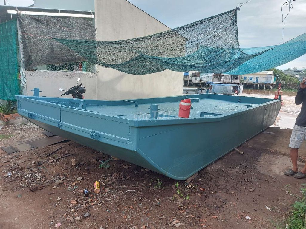 Phà ghép 2 (ngang 2,8x8m). Mua bán Đồ chuyên dụng, Giống nuôi trồng tại Huyện Cái Bè Tiền Giang được đăng bởi AN hình 1