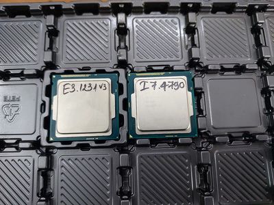 CPU i7-4790; Xeon E3 1231v3 ~ i7-4770 bóc máy