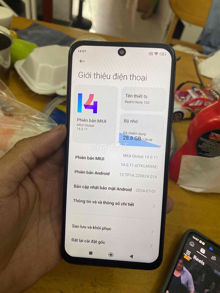 Xiaomi Redmi Note 10S 8/128GB. Mua bán Điện thoại tại Thành phố Thuận An Bình Dương được đăng bởi Huy SP hình 1