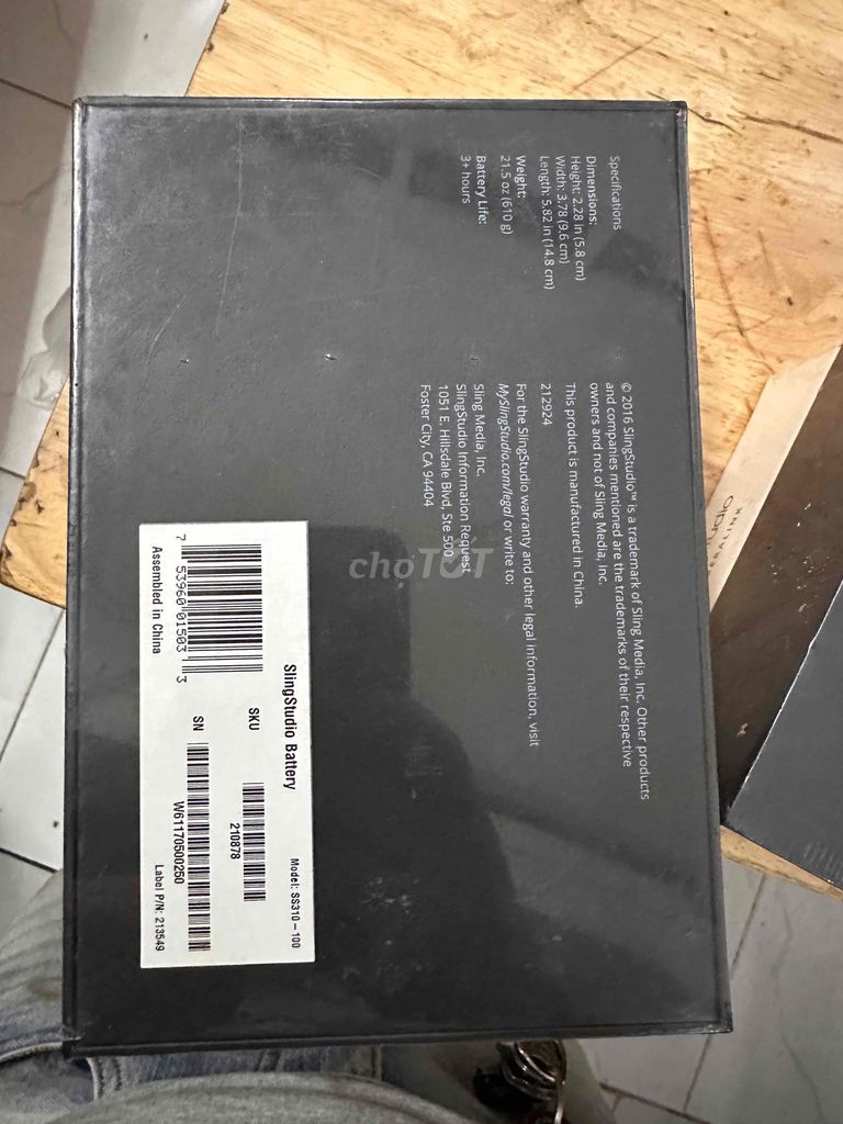 camera và adapter hãng Sling Studio