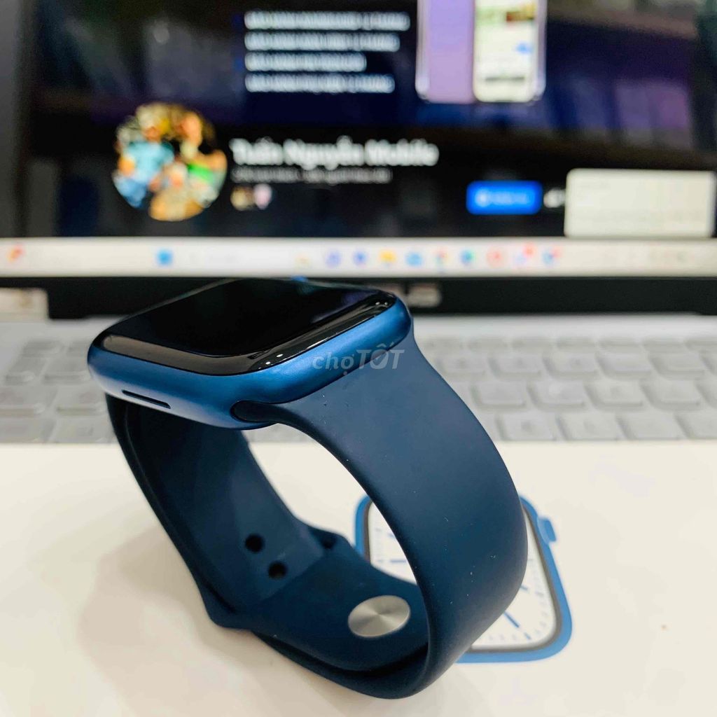 Apple watch seri 7 xanh size 45m lte vn/a