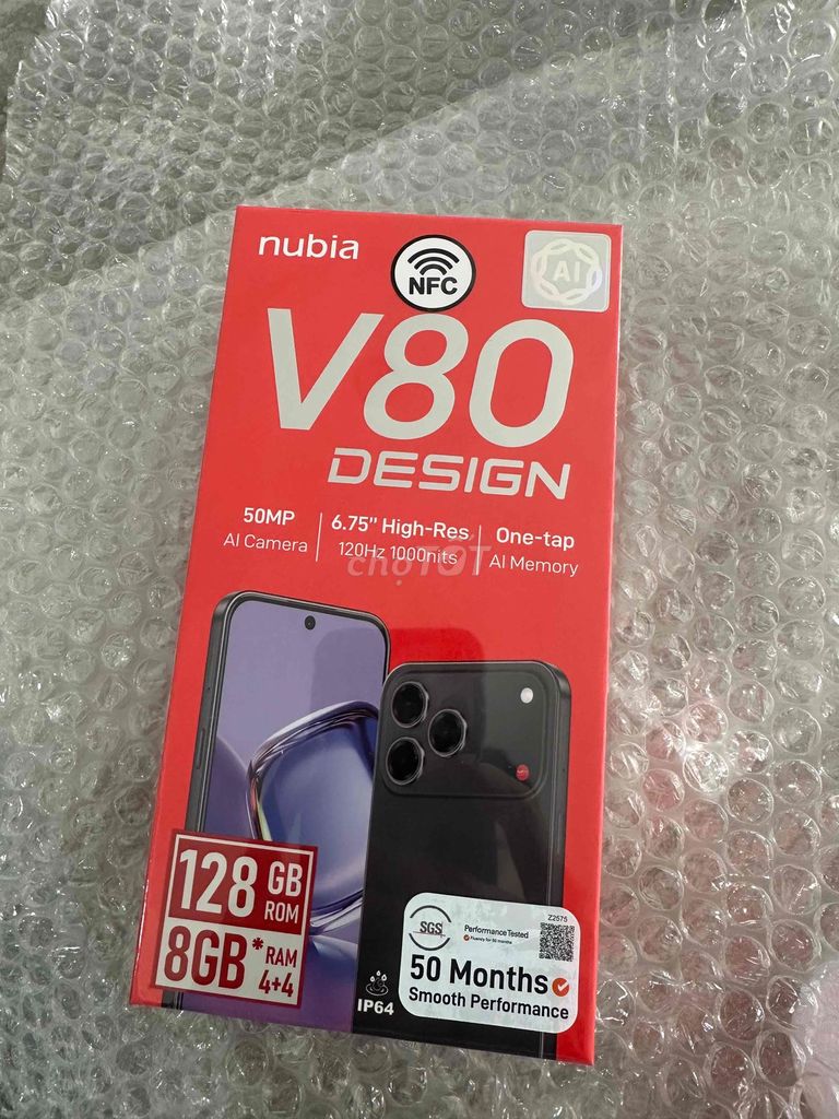 Nubia V80 Design 8GB/128GB mới 100% chưa khui. Mua bán Điện thoại tại Thành phố Dĩ An Bình Dương được đăng bởi Nguyễn Huy Hiệu hình 1