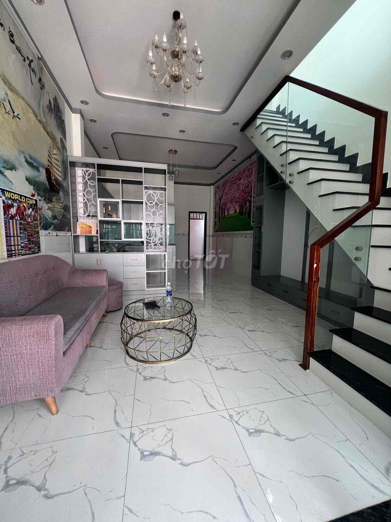cho thuê nhà 1 trệt 1 lầu gần chợ phường hóa an